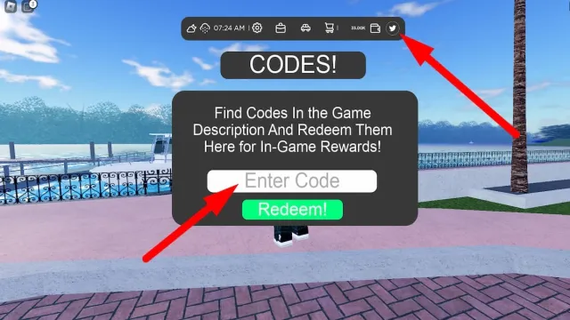 How to redeem codes in Jupiter Florida