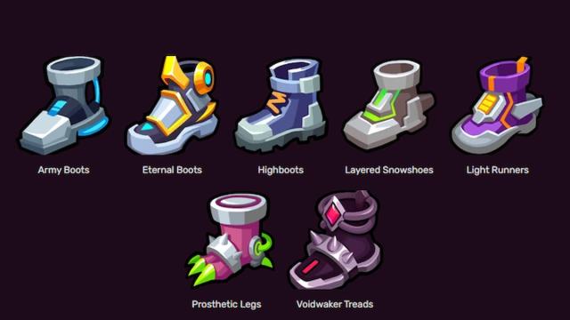 All Boots in Survivor.io